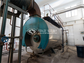 10噸WNS系列冷凝式燃?xì)庹羝仩t現(xiàn)場